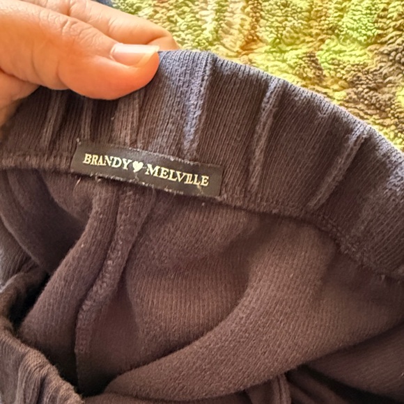 Brandy Melville Dark Blue Joggers - Picture 2 of 7